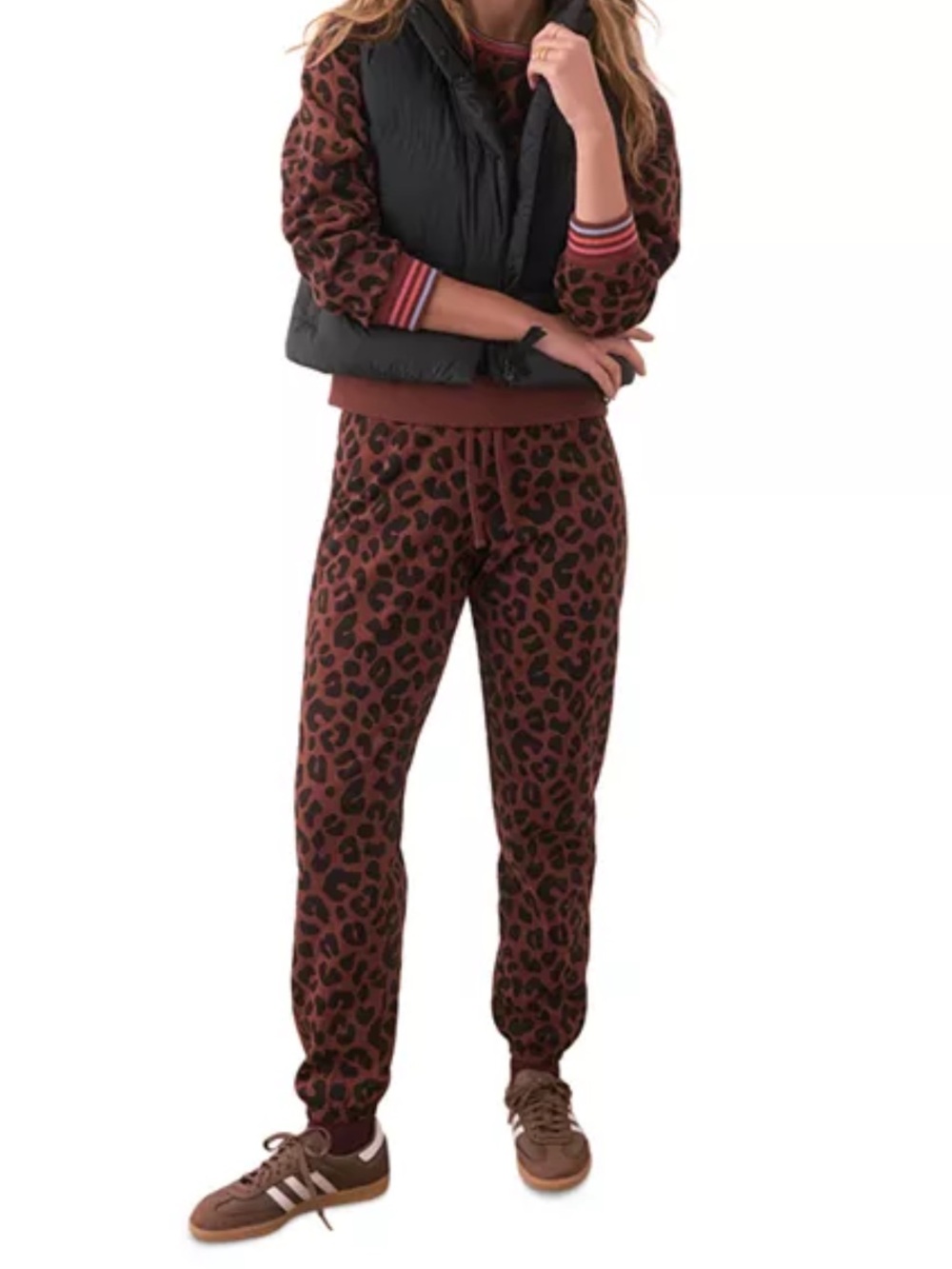 Marine Layer Leopard Print Anytime Sweatpants
